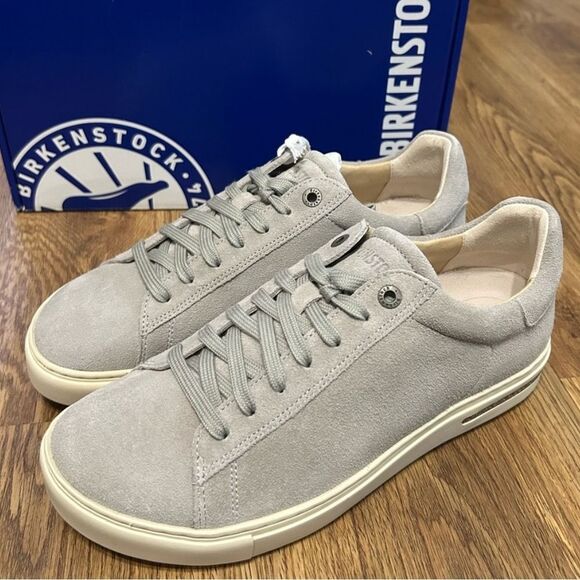 Birkenstock Shoes - BIRKENSTOCK bend low gray suede lace up shoes sneakers women’s eur 39 new